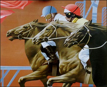 Bazanova Lubov. Horse racing